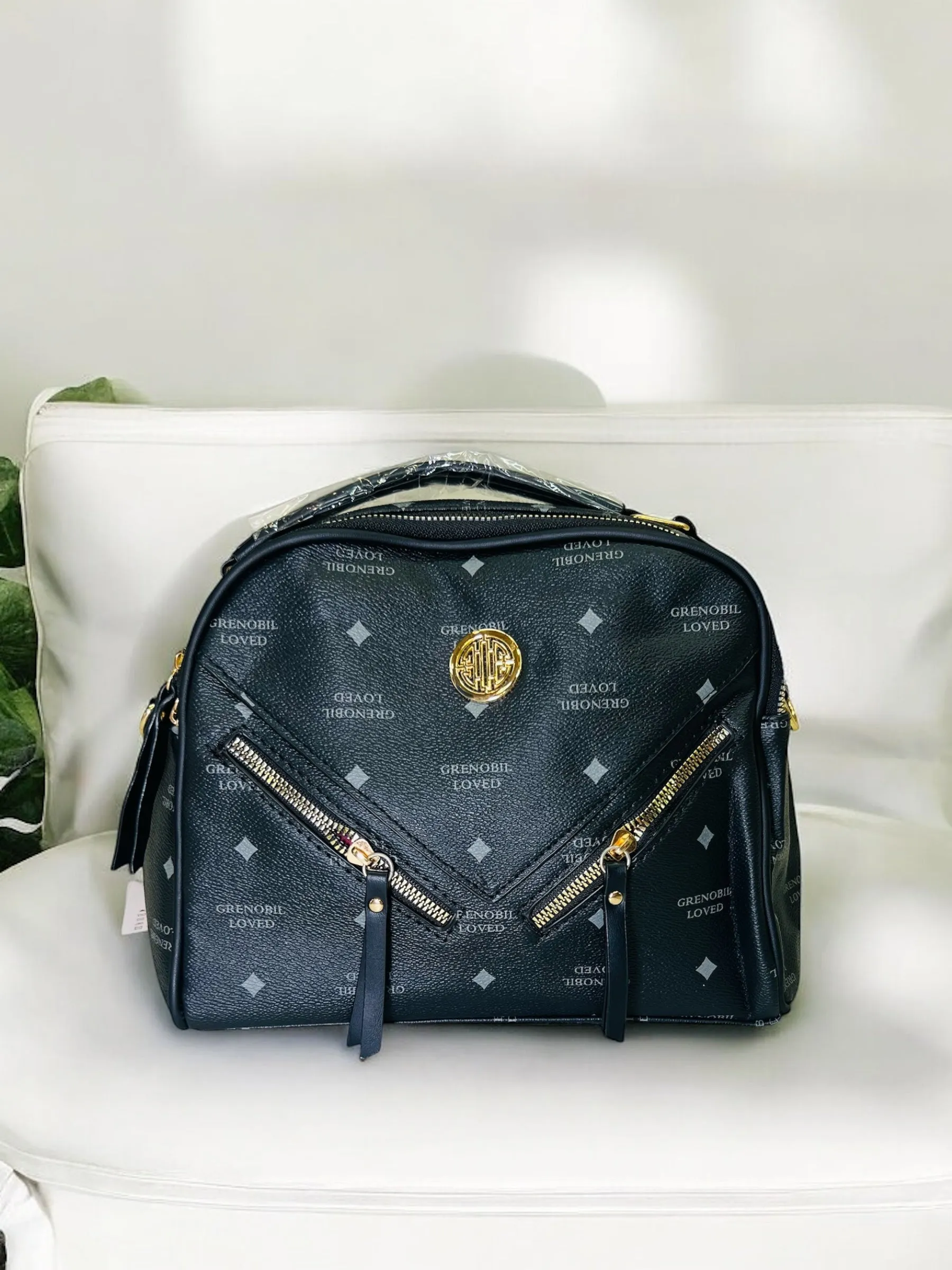 Grenobil Loved Luxury Satchel Bag B-5189# (GS)