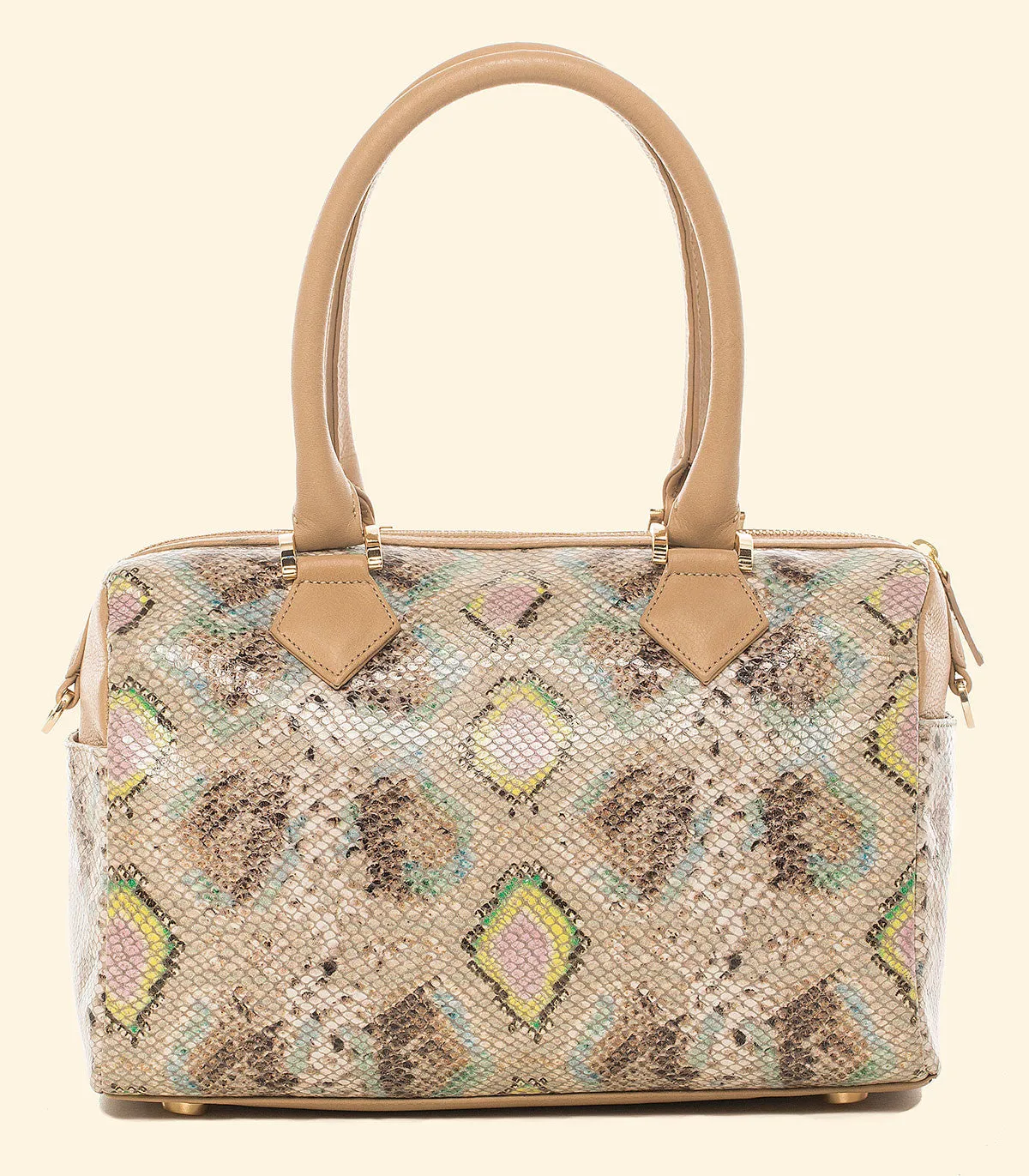 I Duffle Dare You in Multi Python and Sand