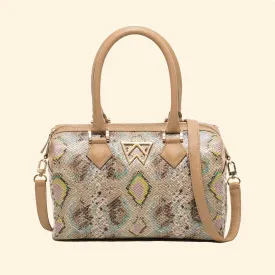 I Duffle Dare You in Multi Python and Sand