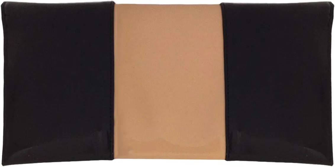 JNB Patent Color Block Envelop Clutch