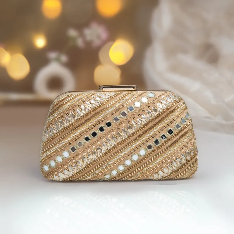 JootiShooti - Ronak Clutch - Gold