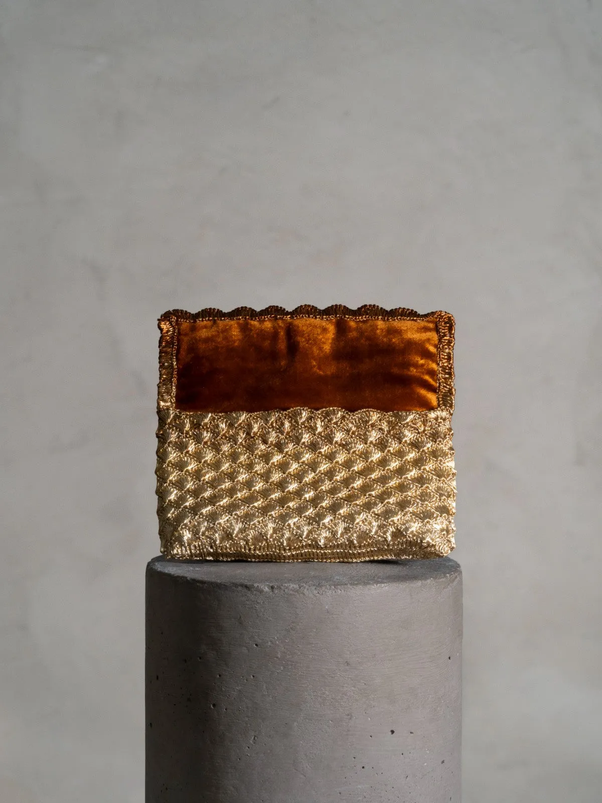 Kaia Clutch | Gold/Copper
