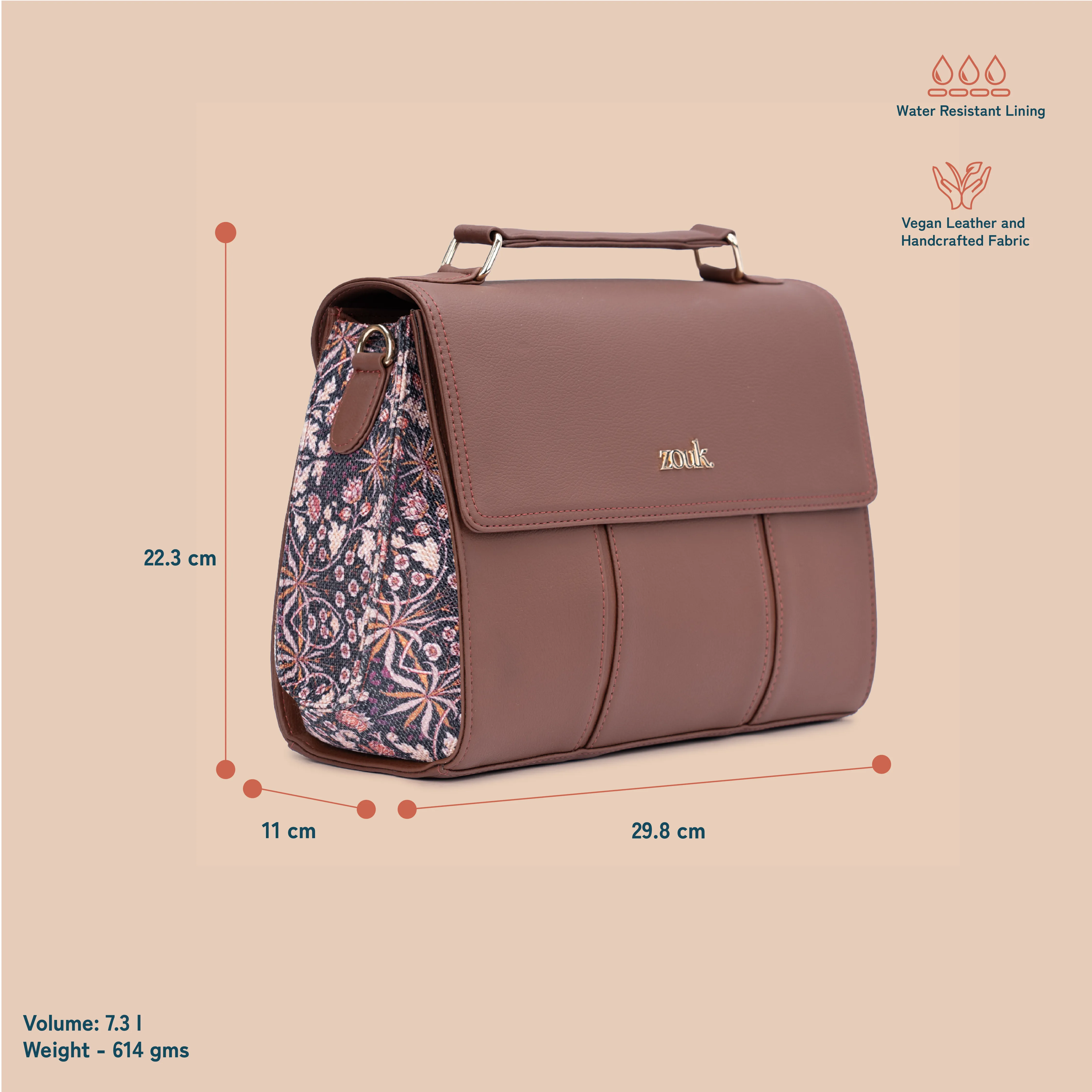Kashmir Blooms Rhea Kapoor Satchel Bag