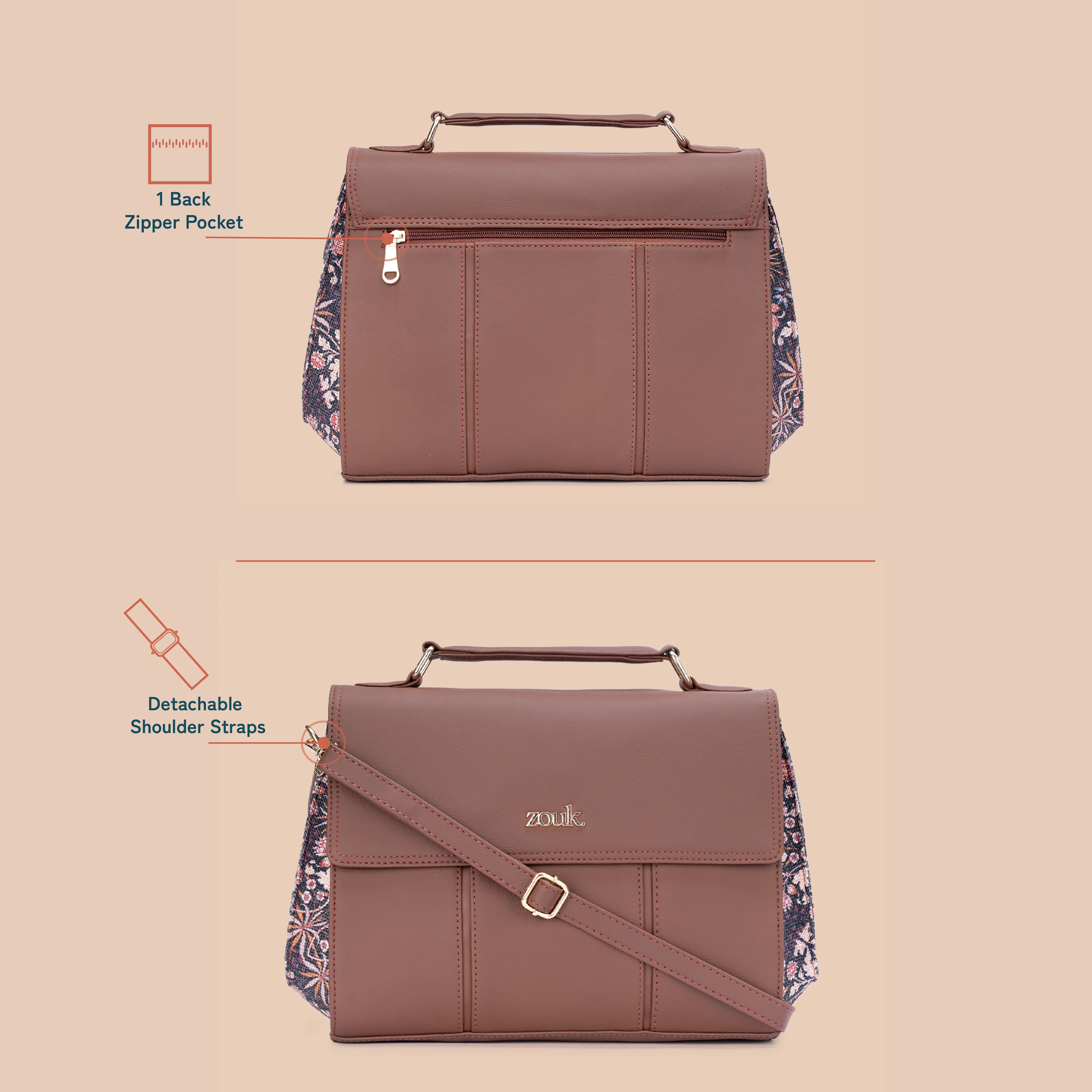 Kashmir Blooms Rhea Kapoor Satchel Bag
