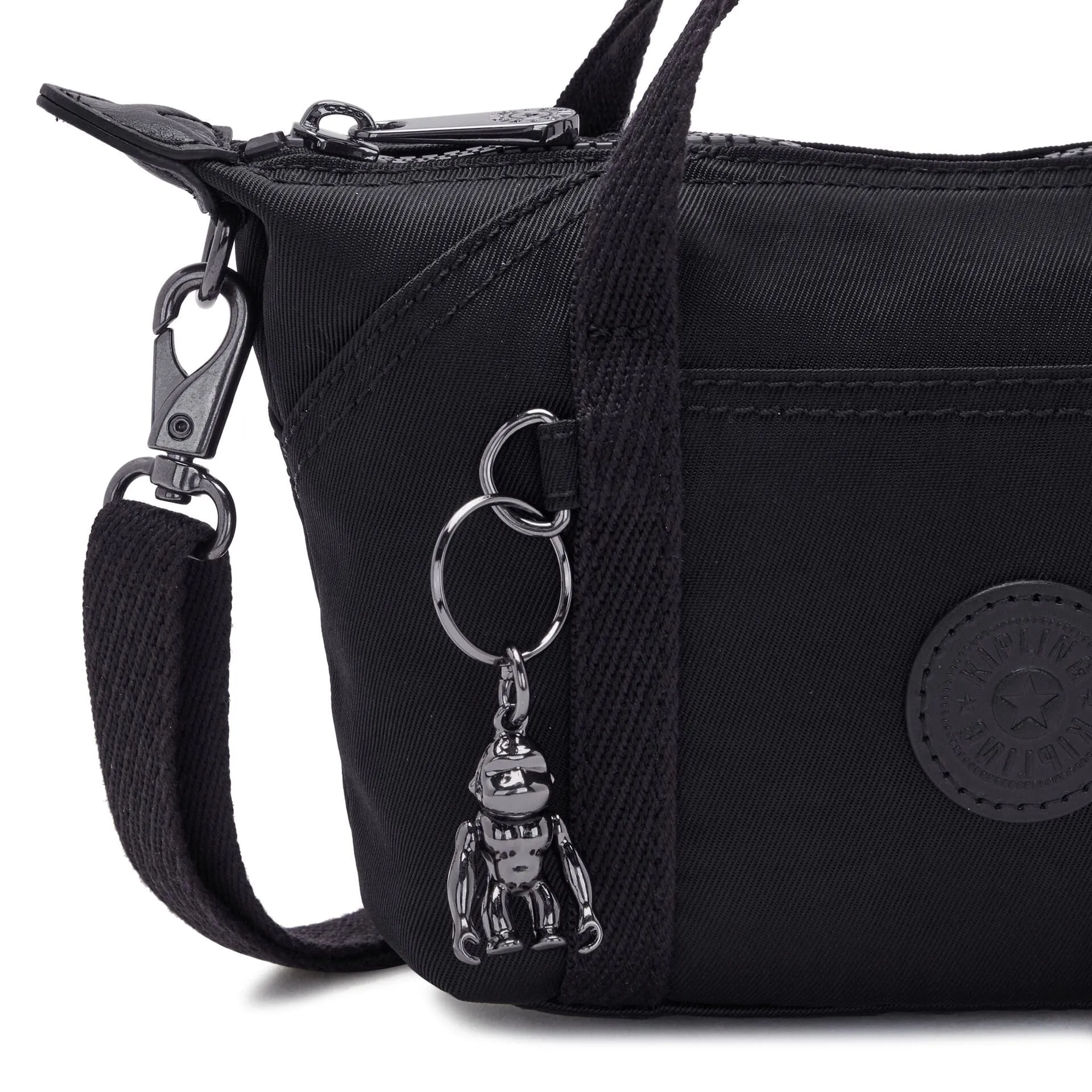 Kipling Art Compact Rich Black Small Crossbody Bag C2I7492-53F