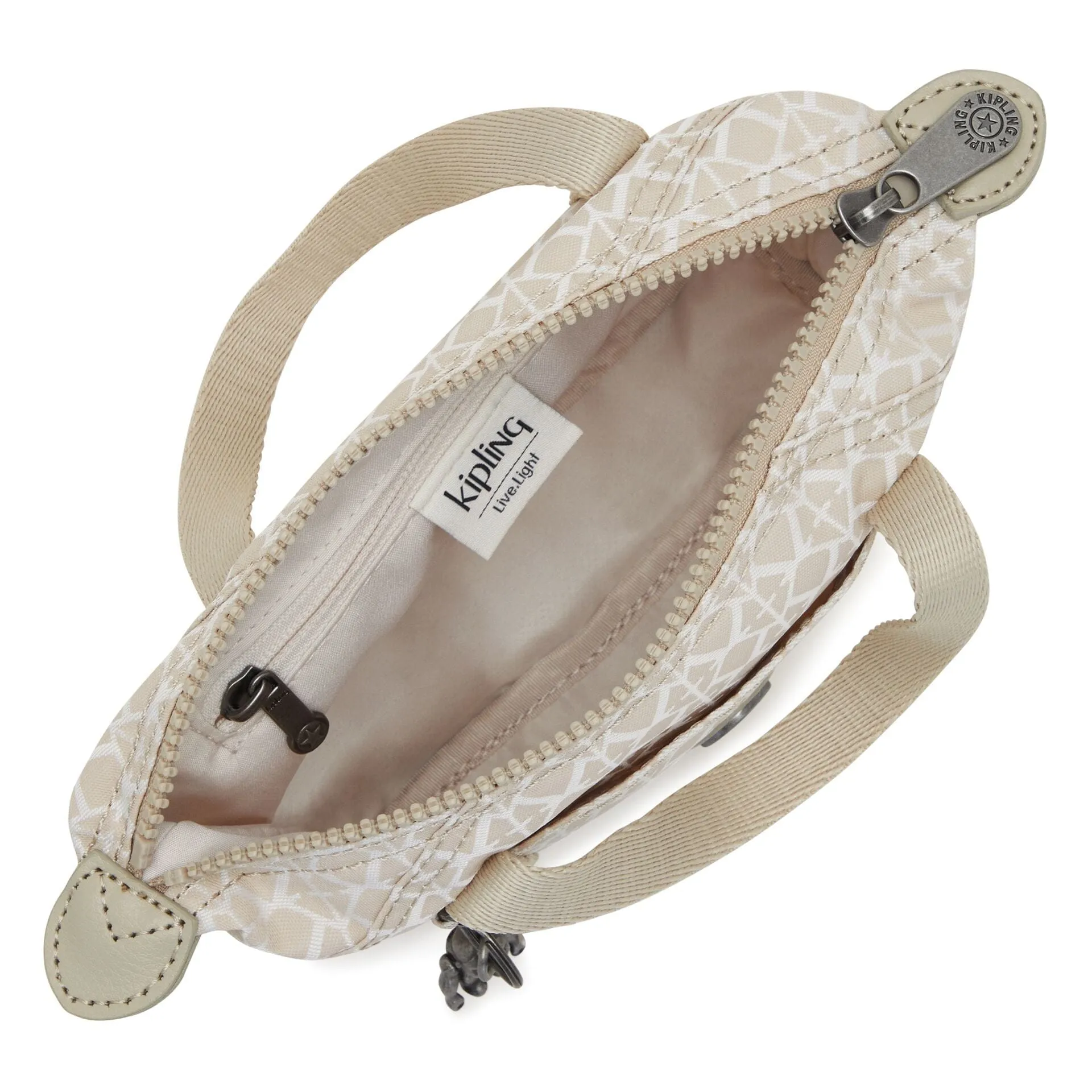 Kipling Art Compact Signature Beige Small Crossbody Bag C2I7492-R63