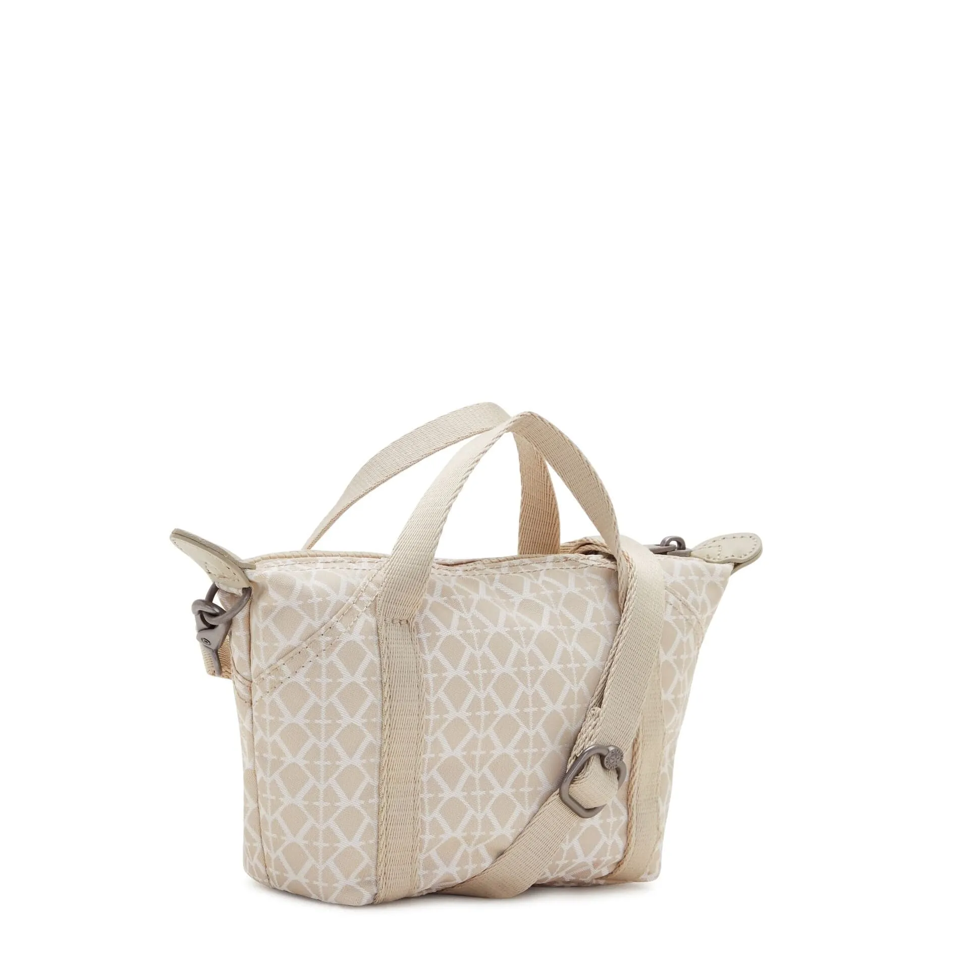Kipling Art Compact Signature Beige Small Crossbody Bag C2I7492-R63