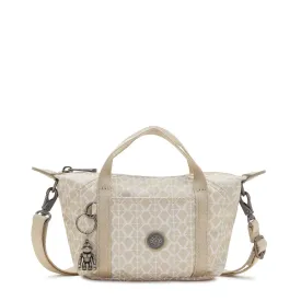 Kipling Art Compact Signature Beige Small Crossbody Bag C2I7492-R63