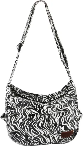 Large Canvas Messenger Bag with Multiple Pockets for Men and Women, Crossbody Shoulder Tote Hobo Laptop Bag