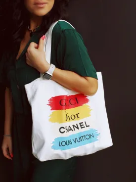 LAYLA TOTE BAG IN WHITE