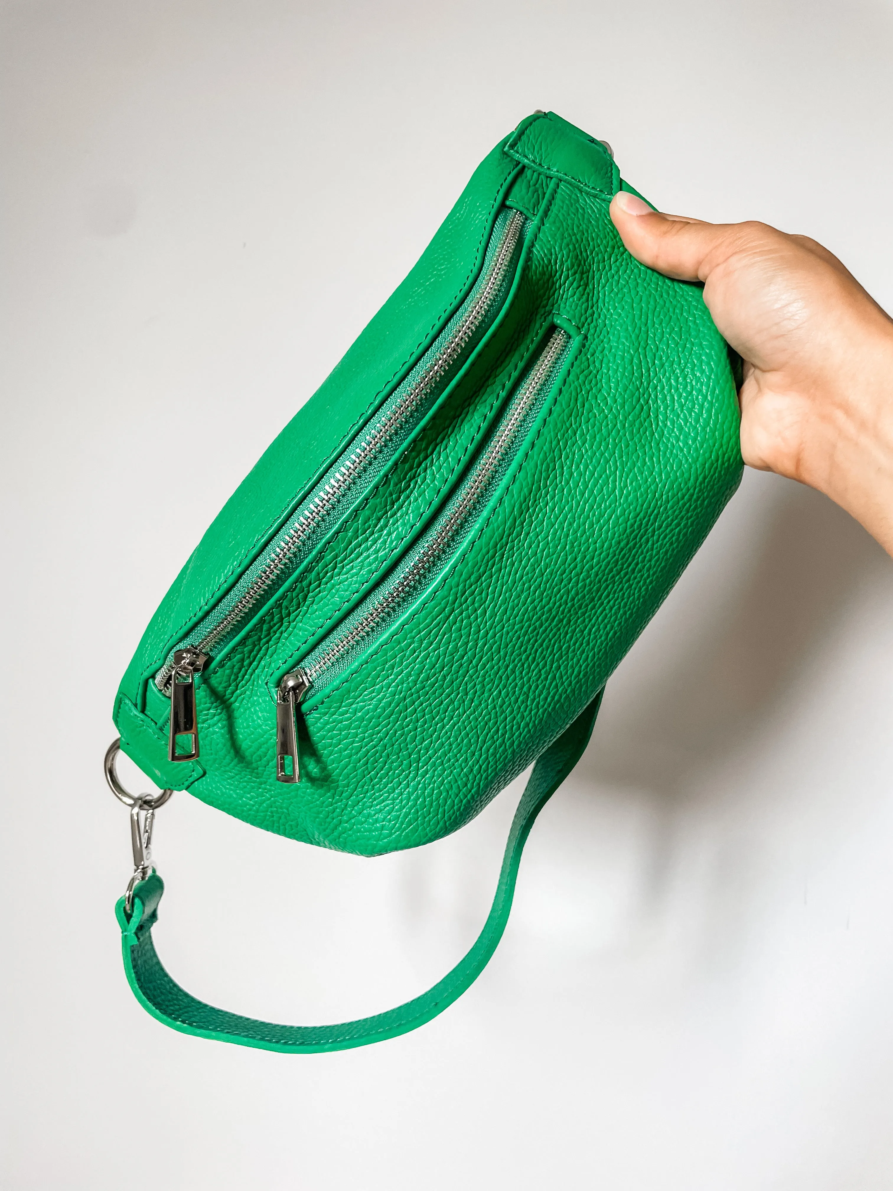 Leather Crossbody Bag With Purse