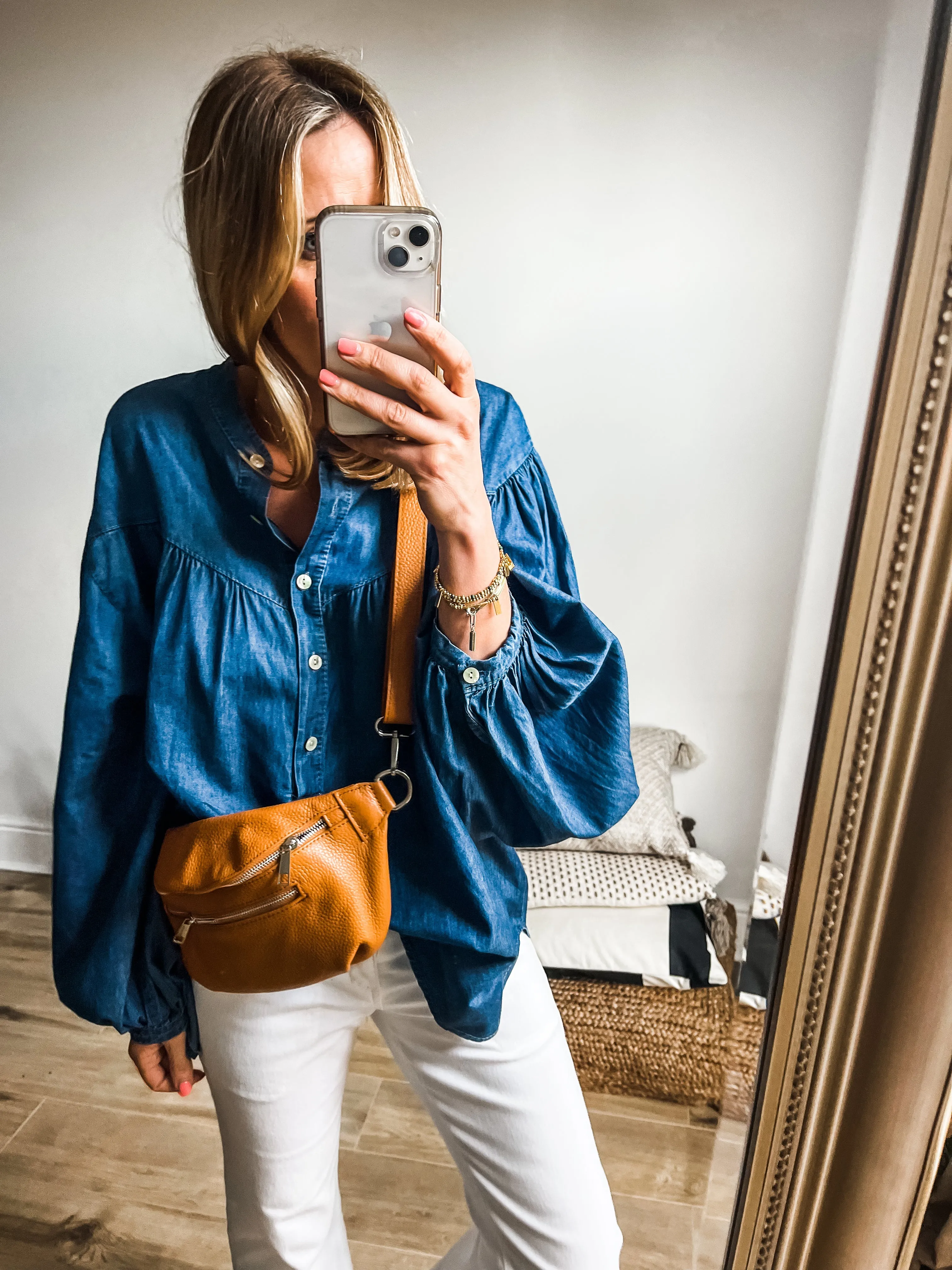Leather Crossbody Bag With Purse