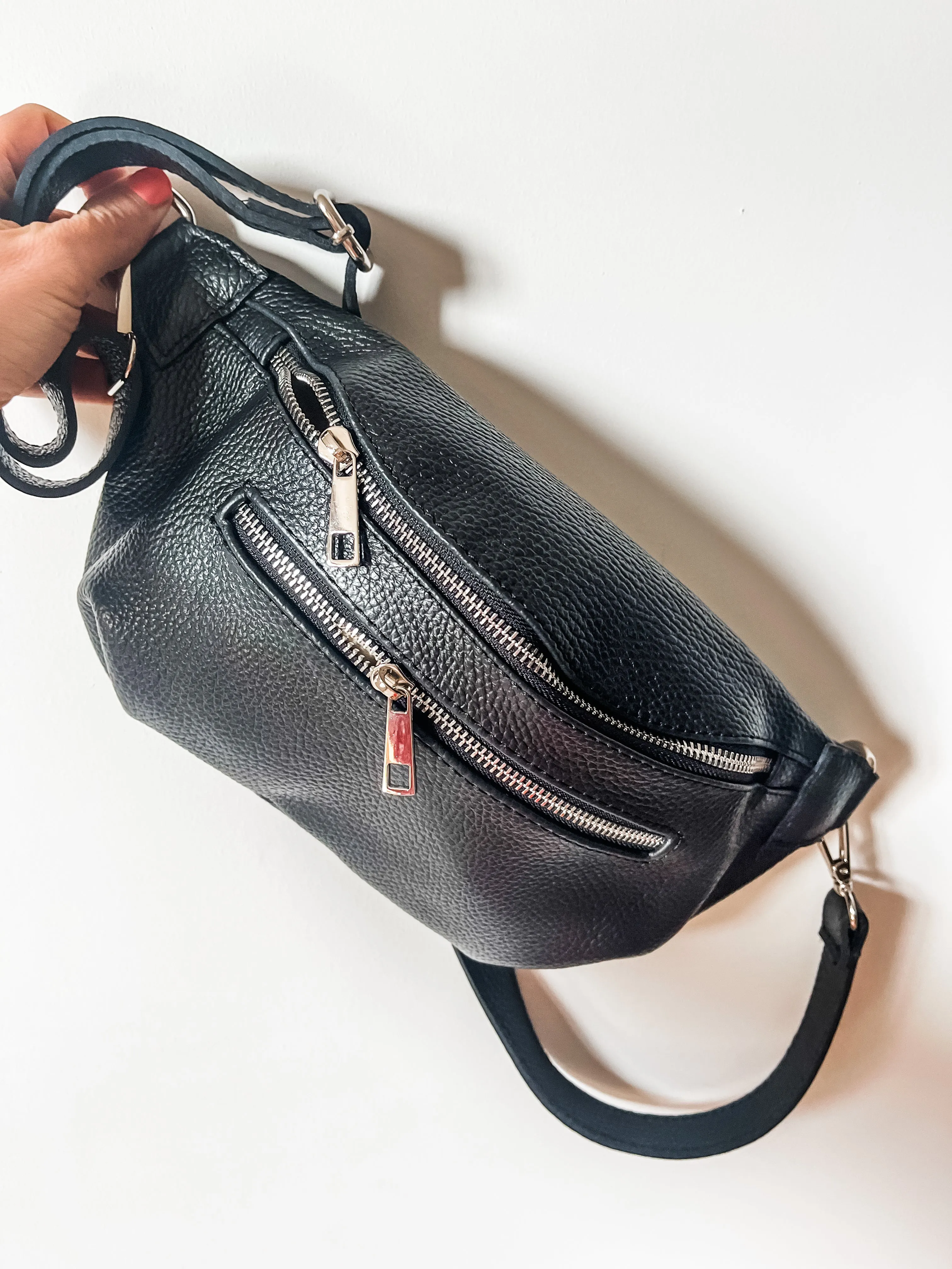 Leather Crossbody Bag With Purse