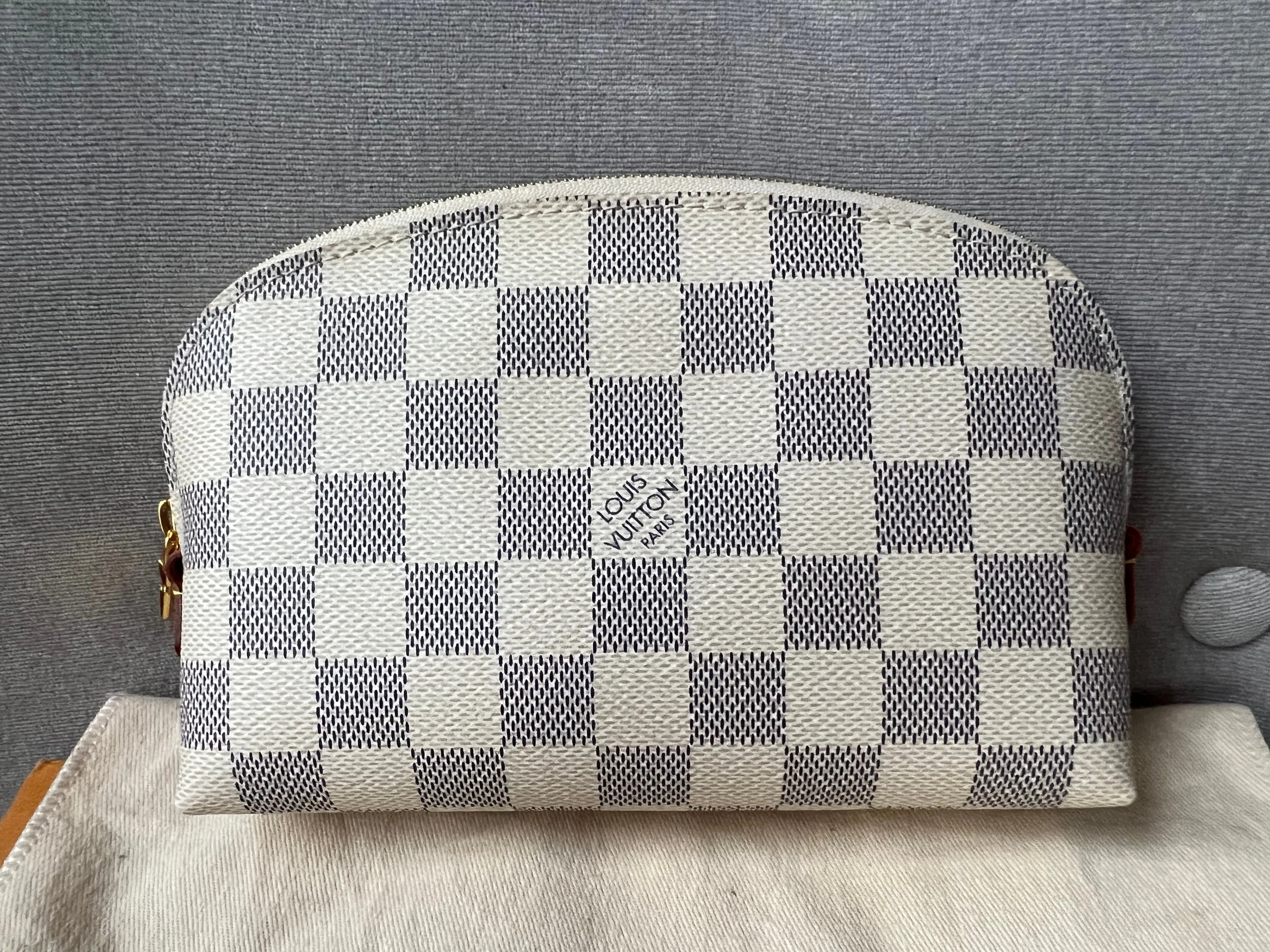Louis Vuitton Cosmetic Pouch Damier Azur (RRP £405)