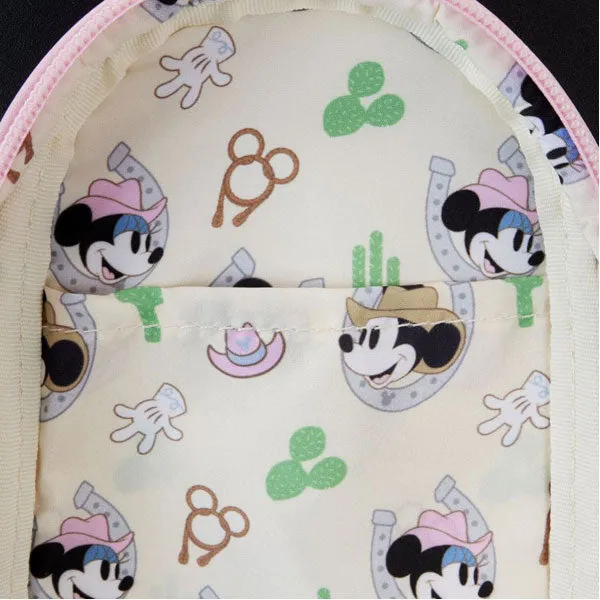 Loungefly - Disney - Western Minnie Mini Backpack Pencil Case