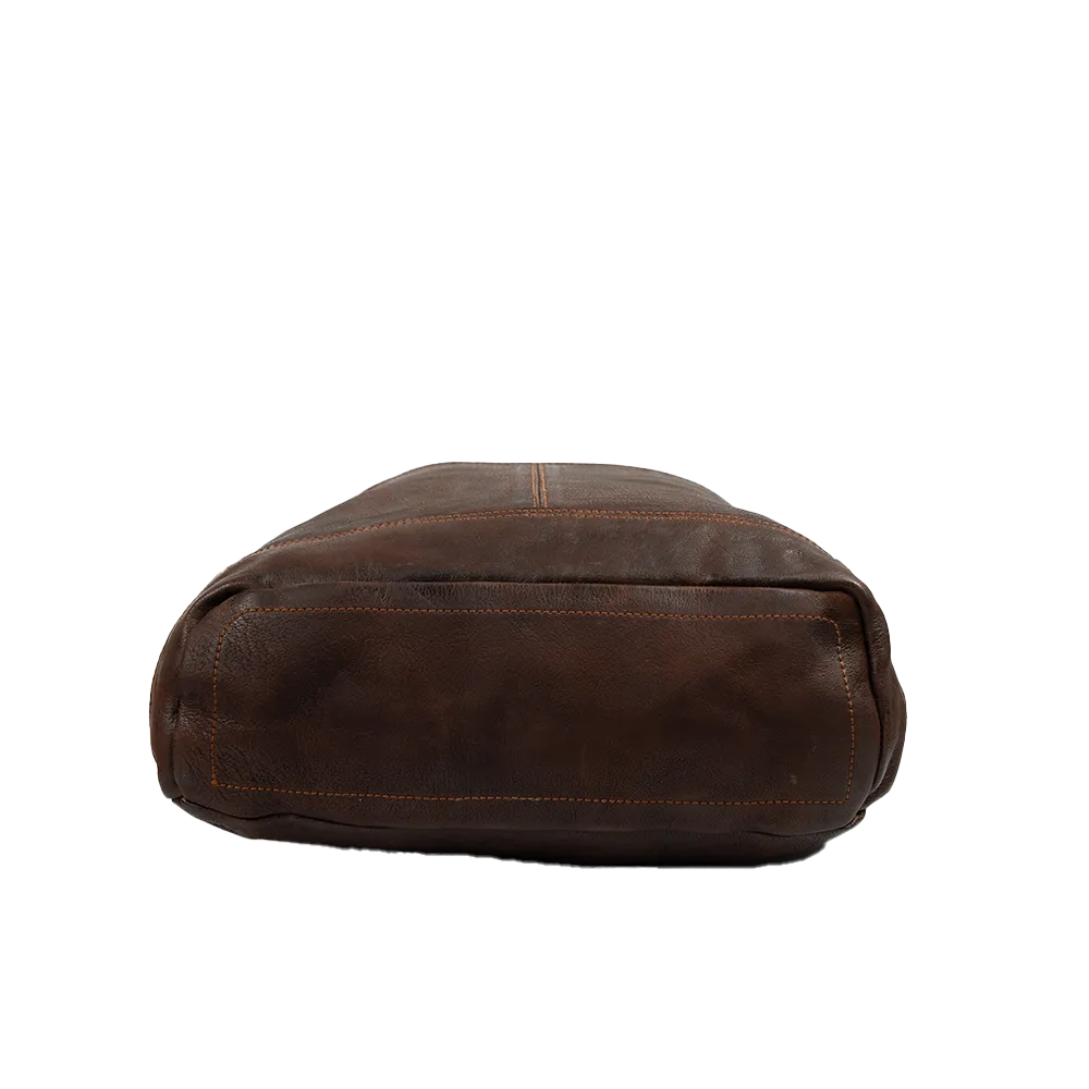 Mini Leather Canvas Backpack
