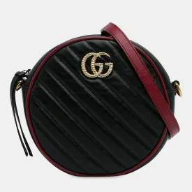 Mini Torchon GG Marmont Round Crossbody Bag