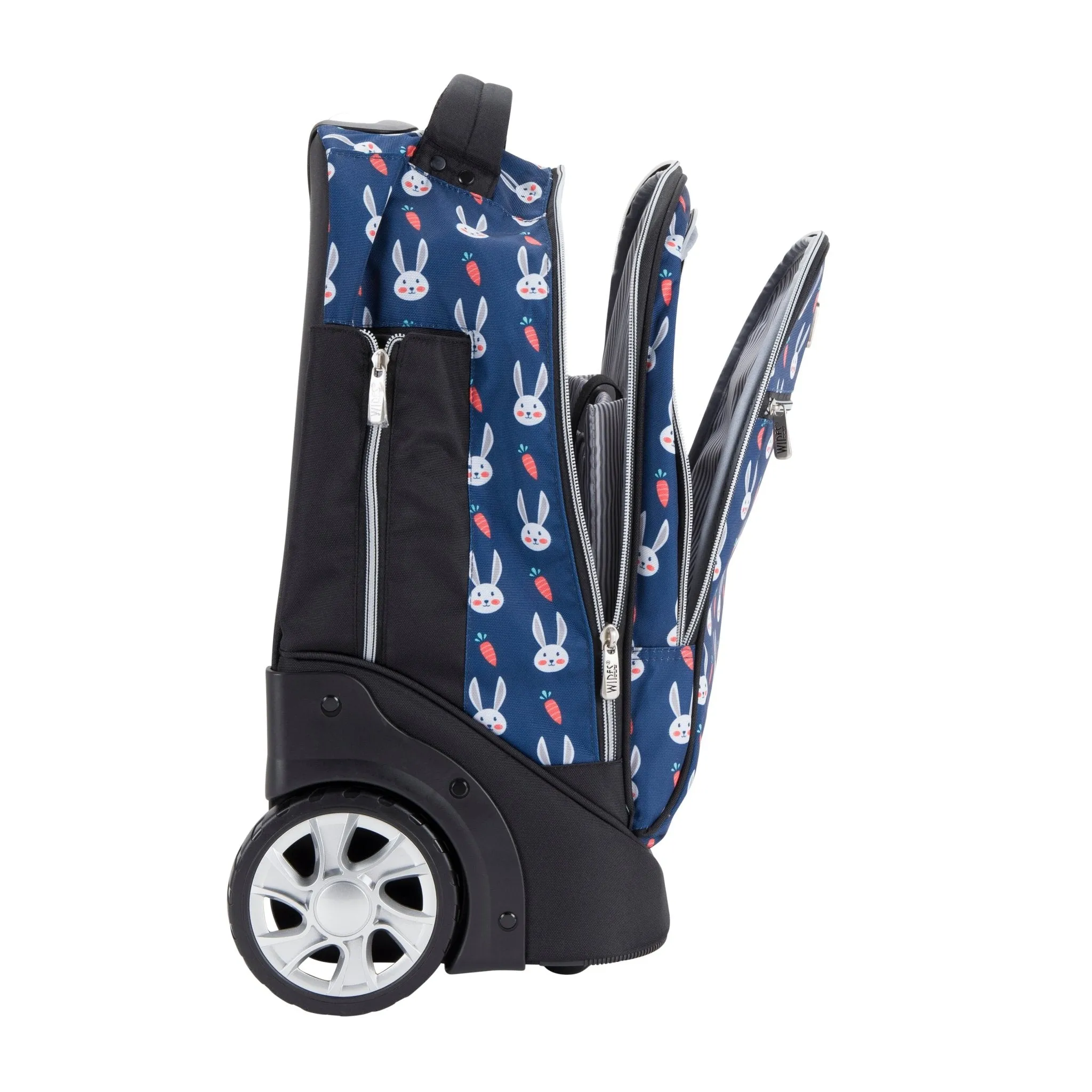 Mini Wheel School Bags Trolly Set of 3pcs Bunny Blue