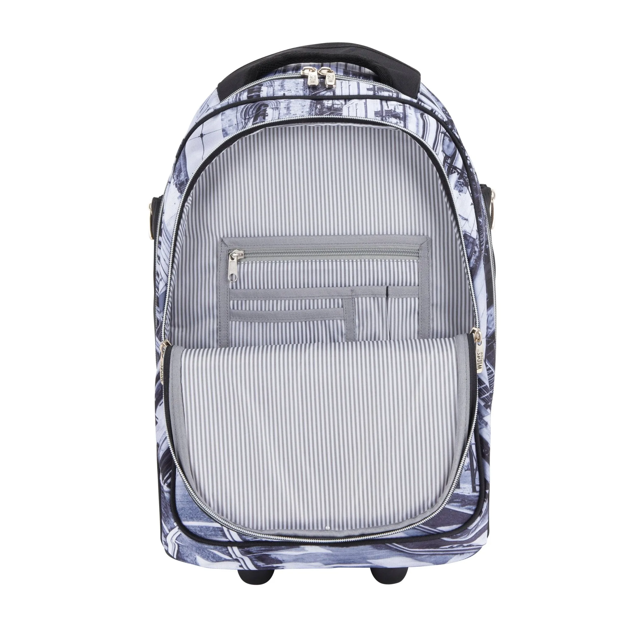 Mini Wheel School Bags Trolly Set of 3pcs Space Skate