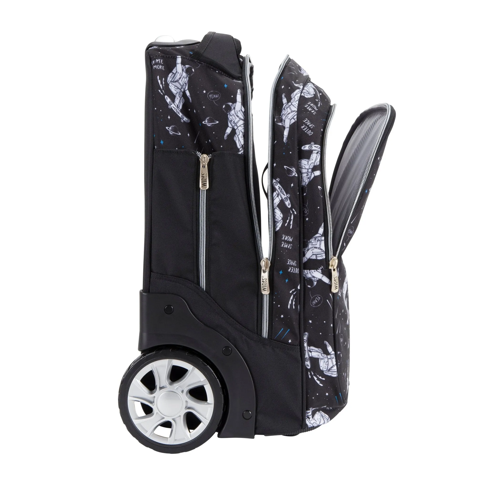 Mini Wheel School Bags Trolly Set of 3pcs Space Skate