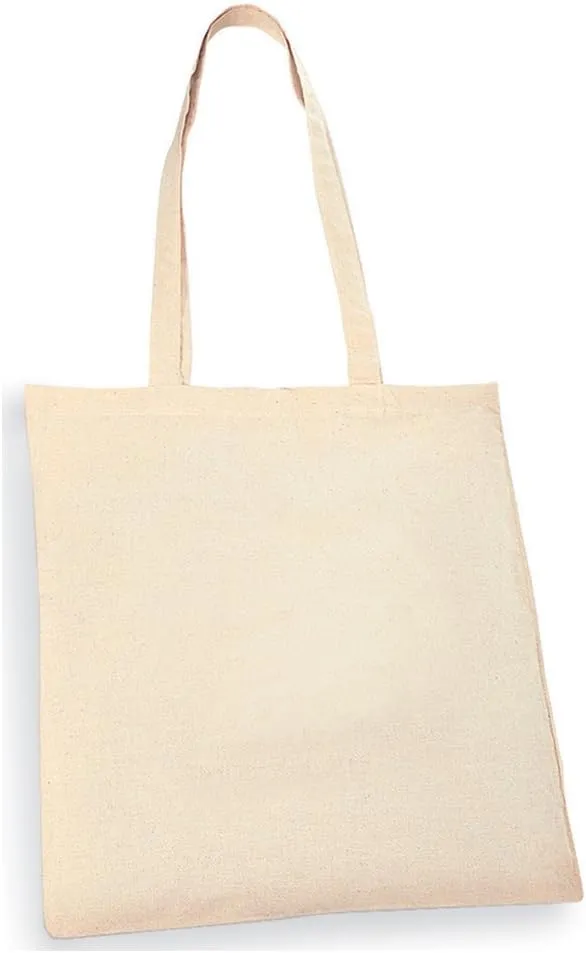 Natural Cotton Canvas Tote Bag