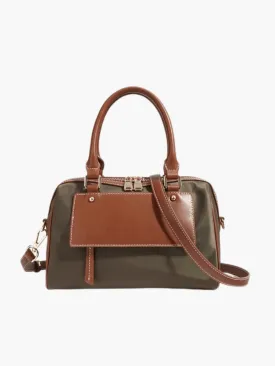 Ophelia | Classic Satchel Bag with Dual-Tone Design