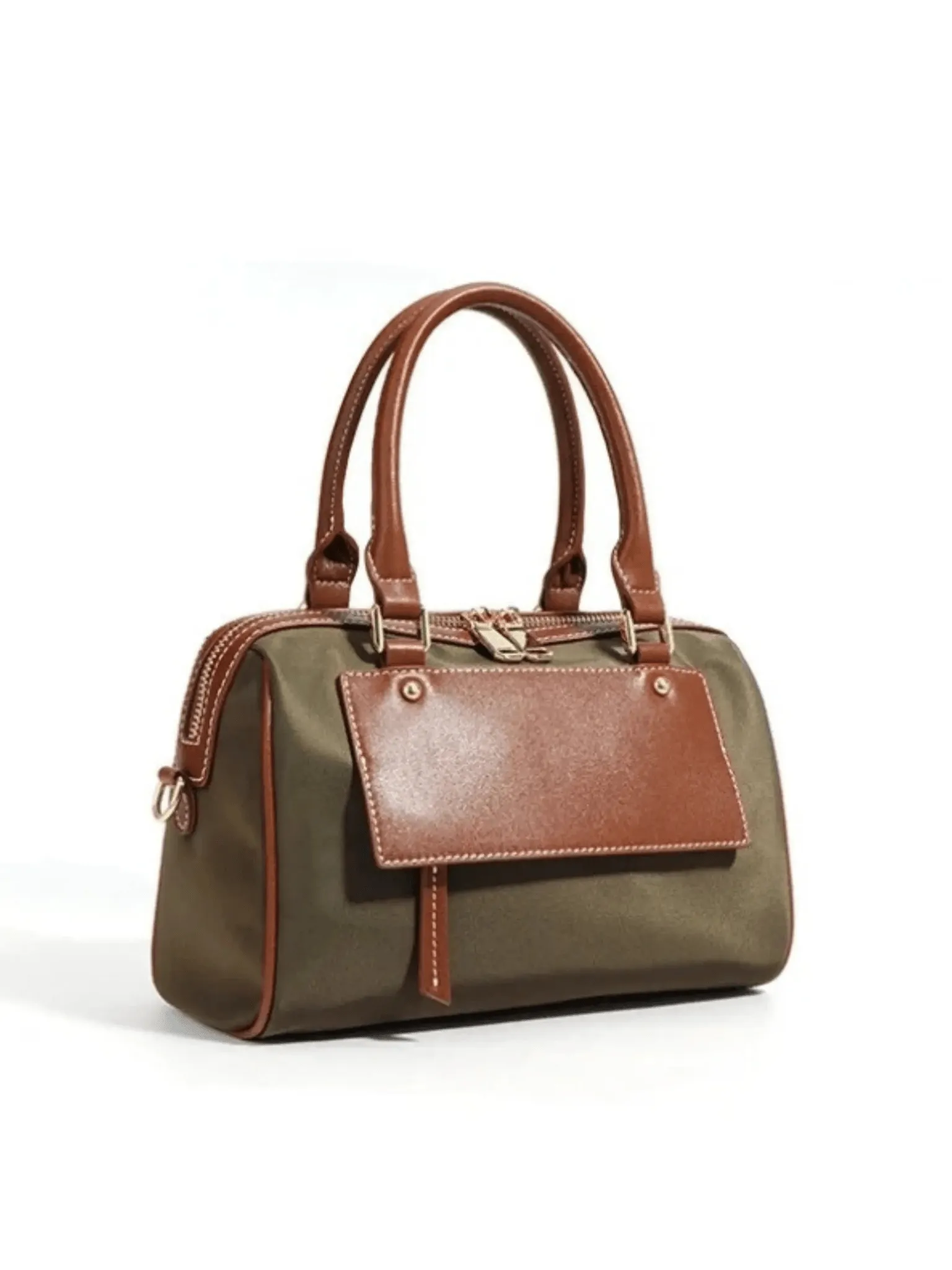 Ophelia | Classic Satchel Bag with Dual-Tone Design