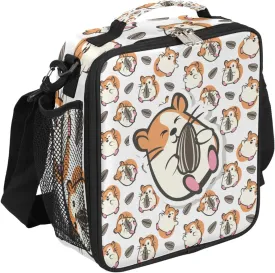 Pardick Cute Hamster Kids Lunch Bag Animal Insulated Lunch Box Mini Cooler Back to School Thermal Meal Tote Kit Bento Tote Bags Lunchbox for Boys Girls