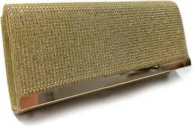 Rhinestone Evening Bag Crystal Bling Purse Sparkly Diamond Clutch Handbag Crossbody Bag for Women Party Club Wedding Prom