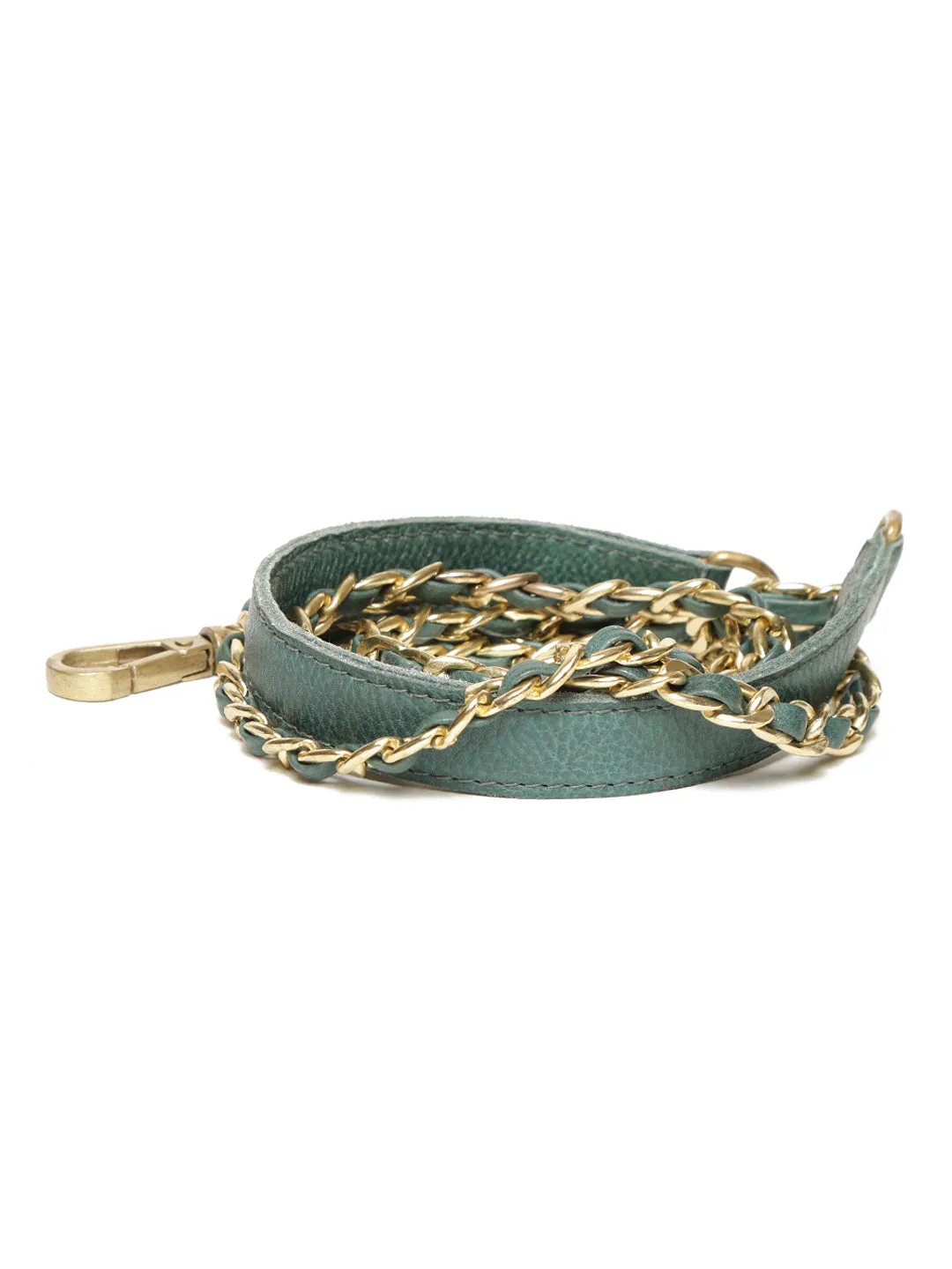 Rivet & Concho: The Statement Emerald Green Round Shape Crossbody By Art N Vintage