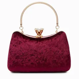Sara | A Classic Velvet Clutch for Sophisticated Evenings