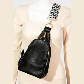 Single Strap Faux Leather Sing Bag