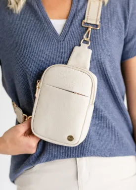 Sling Crossbody Mini Belt Faux Leather Bag