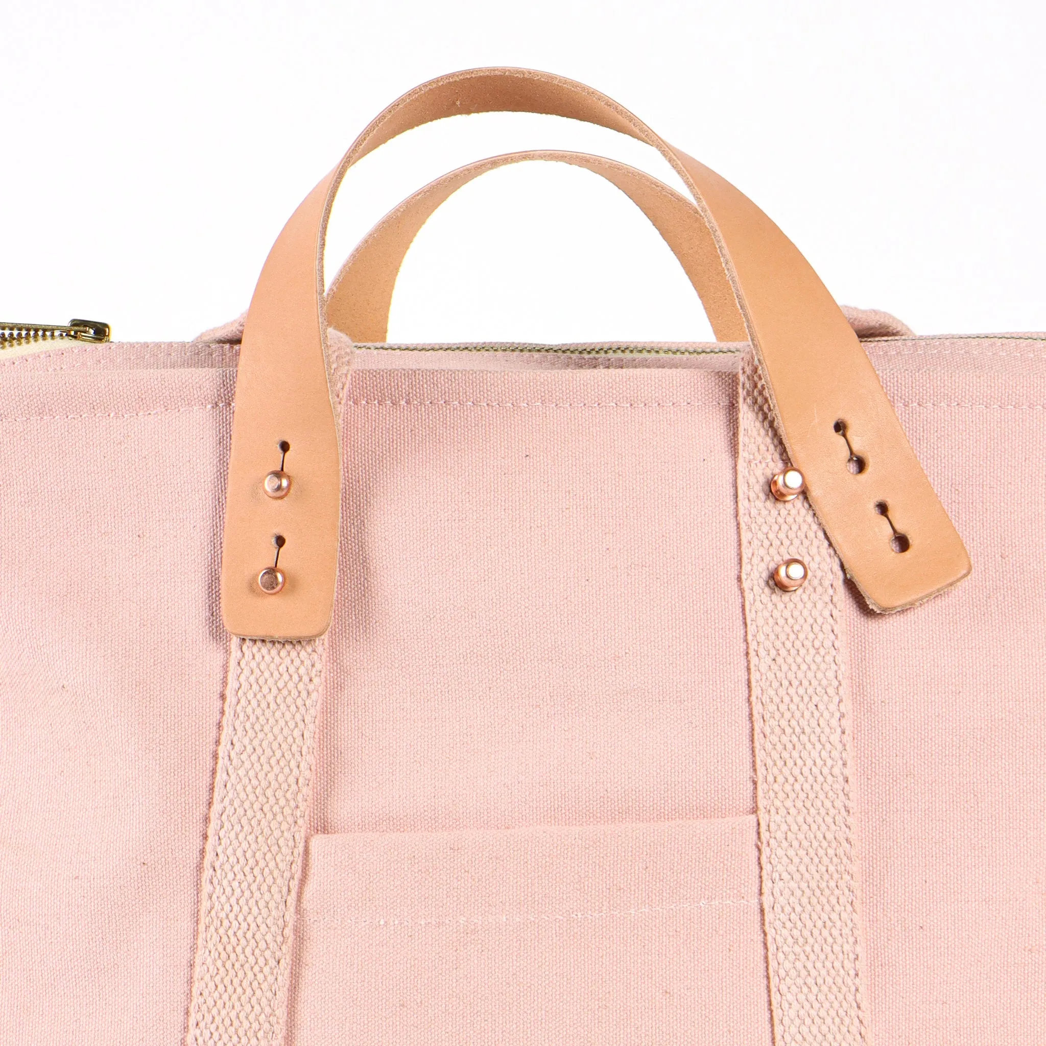 Small Zipper Tote | Pink Plum