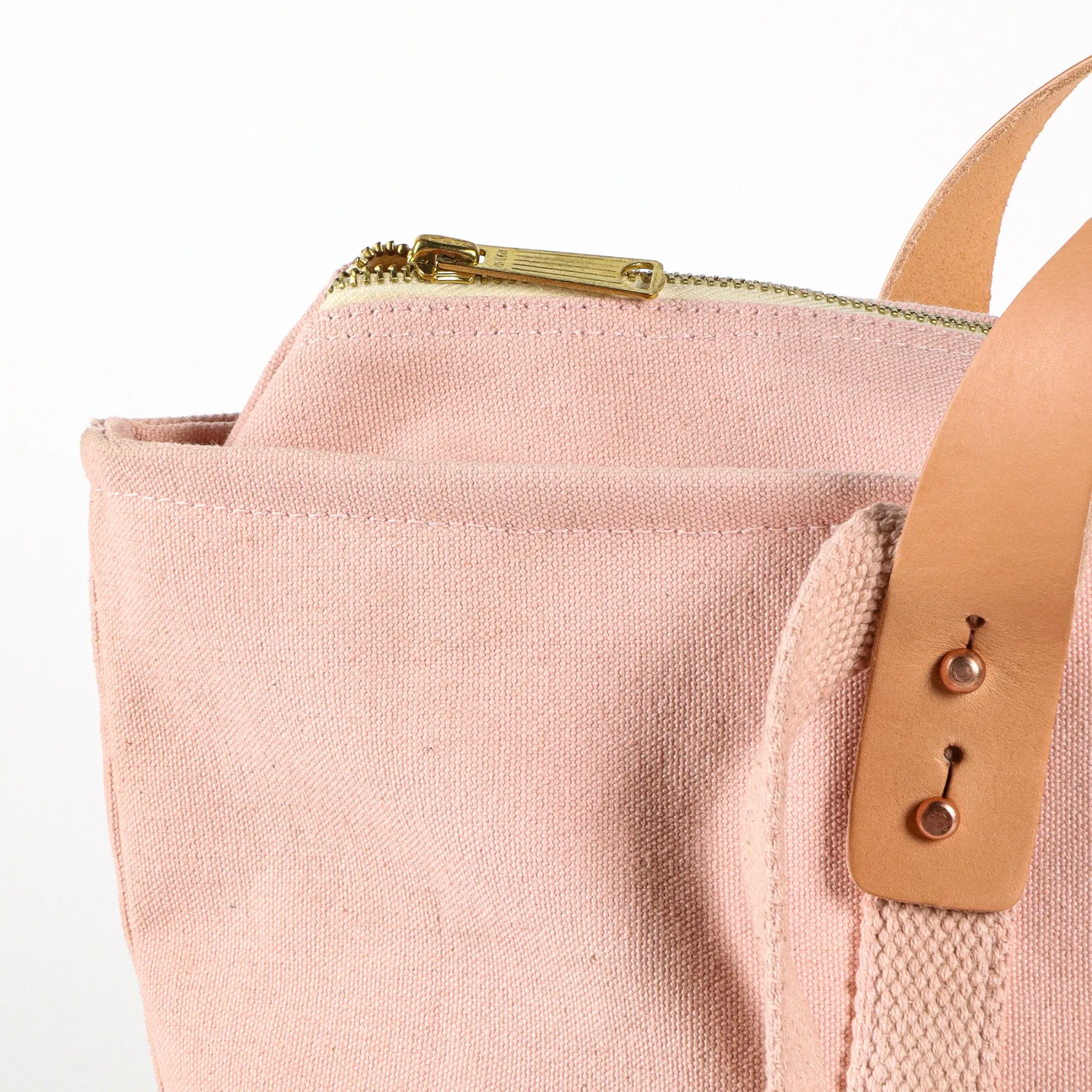Small Zipper Tote | Pink Plum