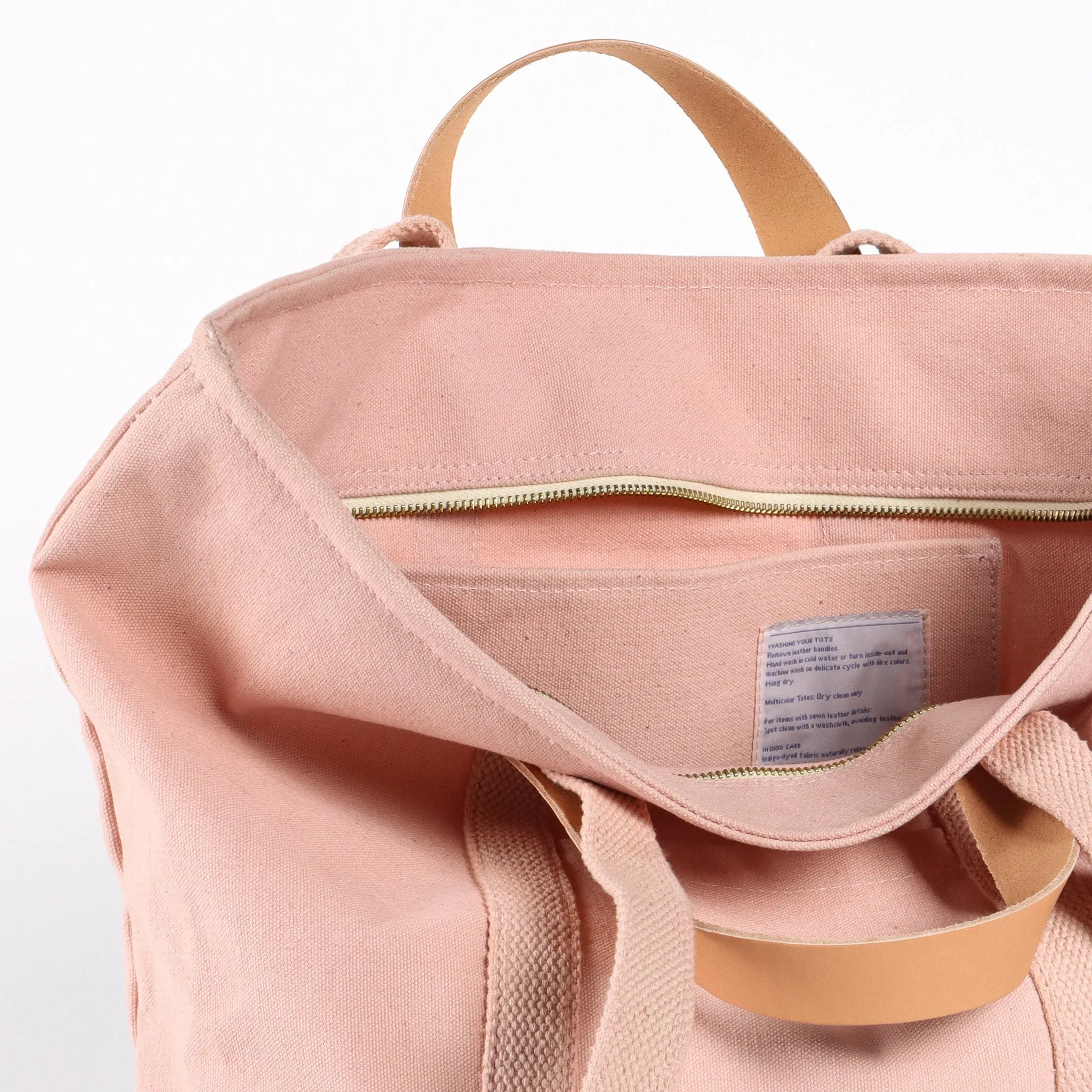 Small Zipper Tote | Pink Plum