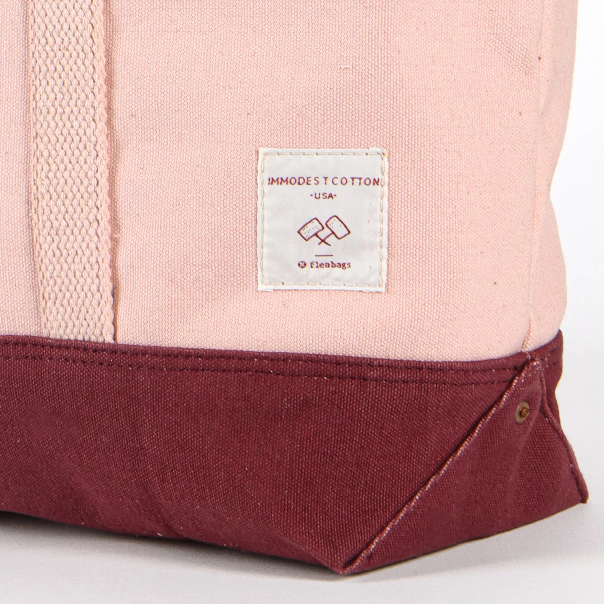 Small Zipper Tote | Pink Plum