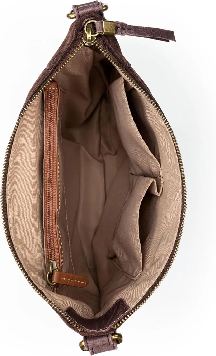 The Sak Ashland Crossbody Purse - Women's Leather Handbag For Everyday & Travel - Cross Body With Adjustable Shoulder Strap