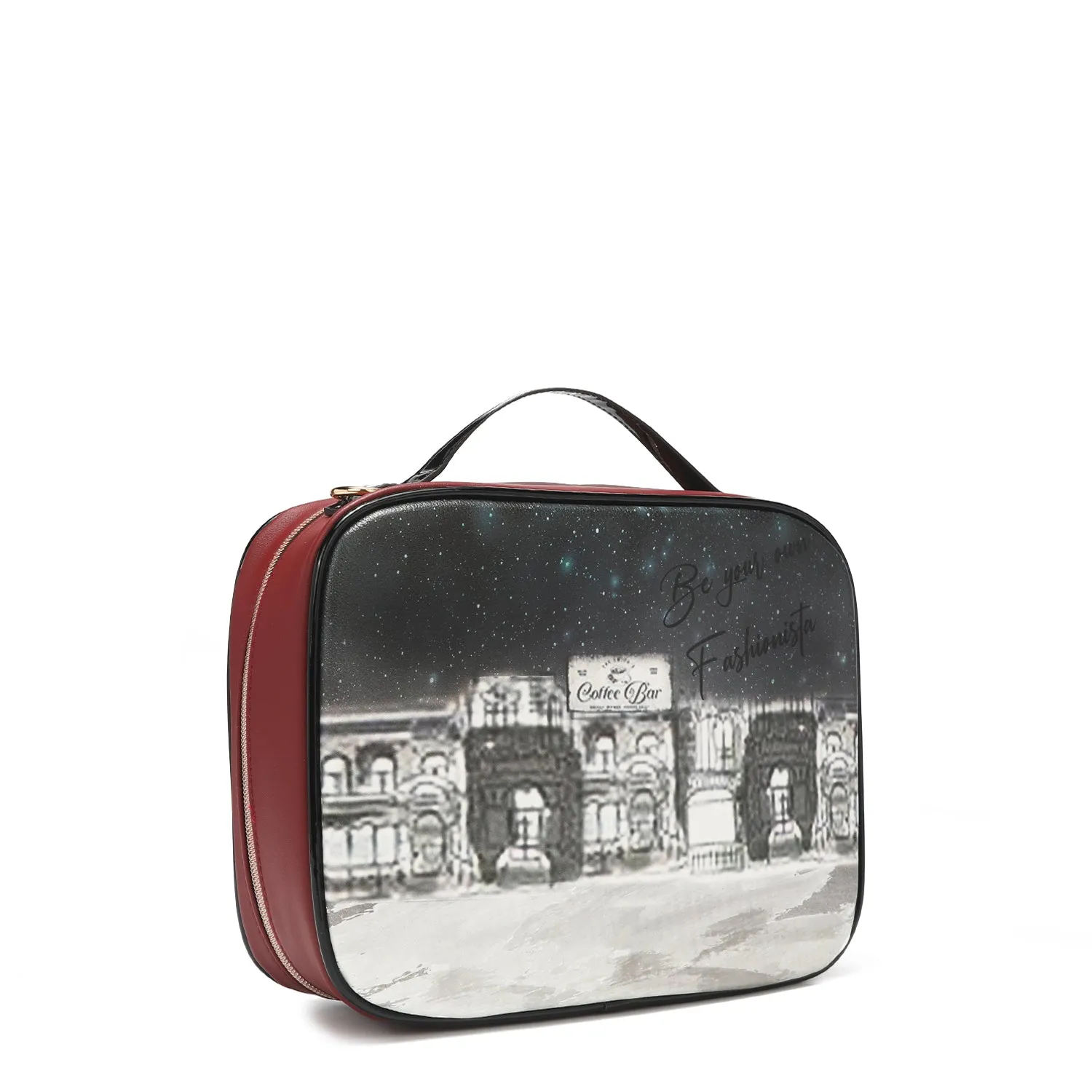 TRAVEL HANDBAG WITH POUCH SET
