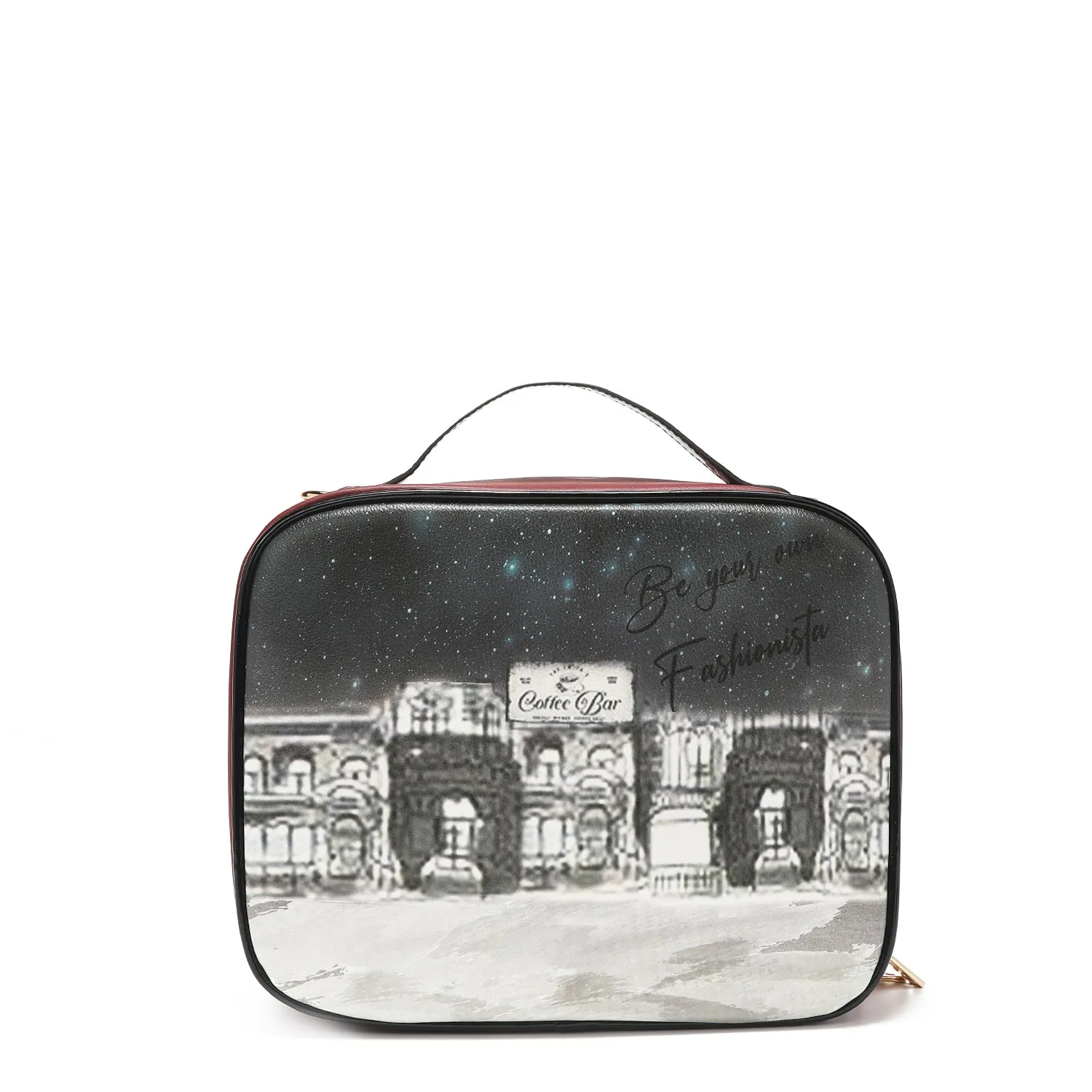 TRAVEL HANDBAG WITH POUCH SET