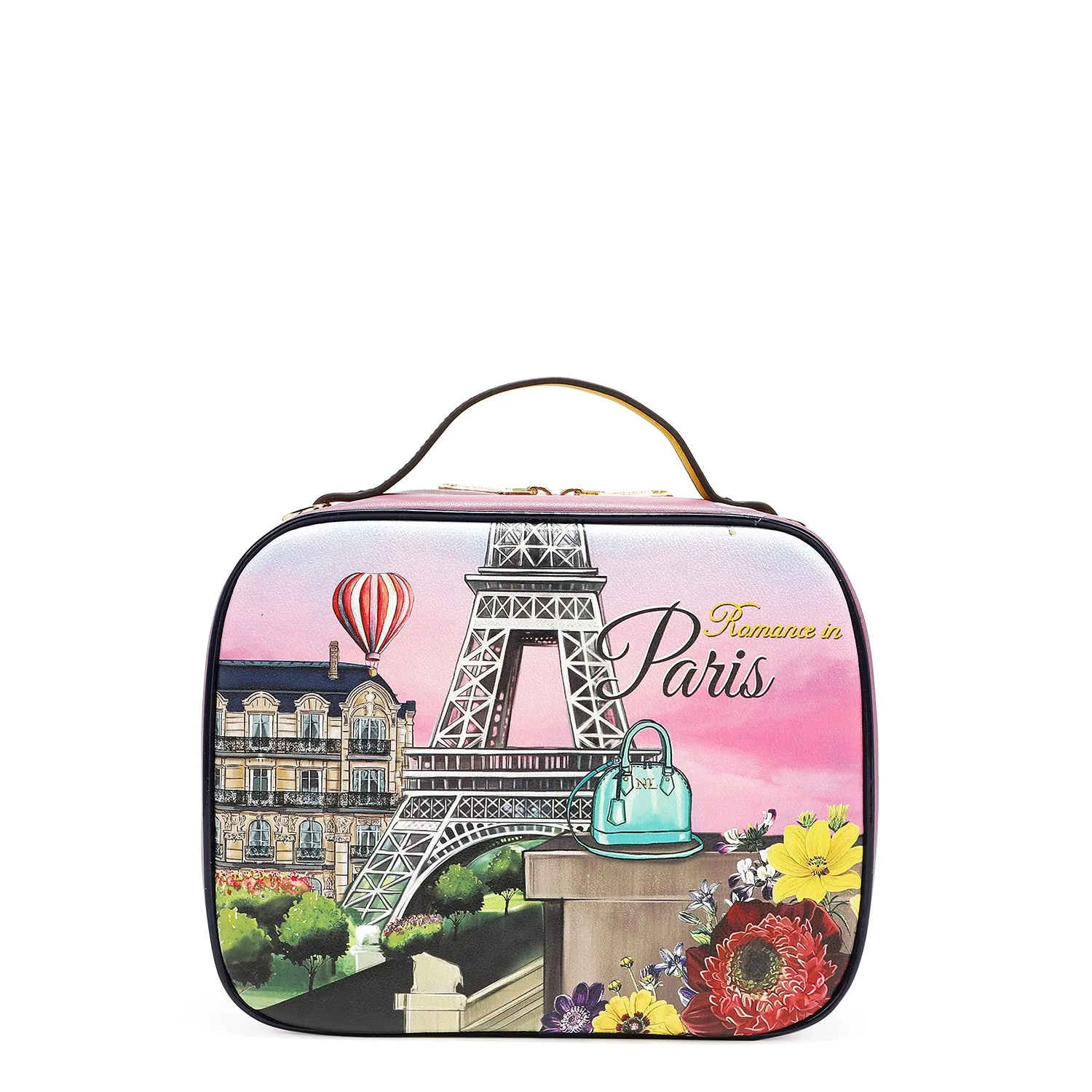 TRAVEL HANDBAG WITH POUCH SET