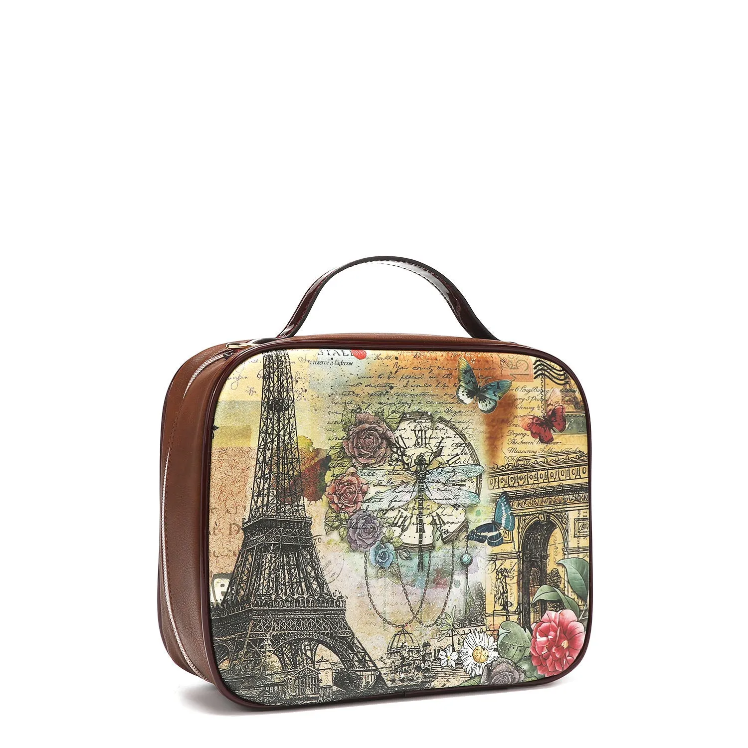 TRAVEL HANDBAG WITH POUCH SET
