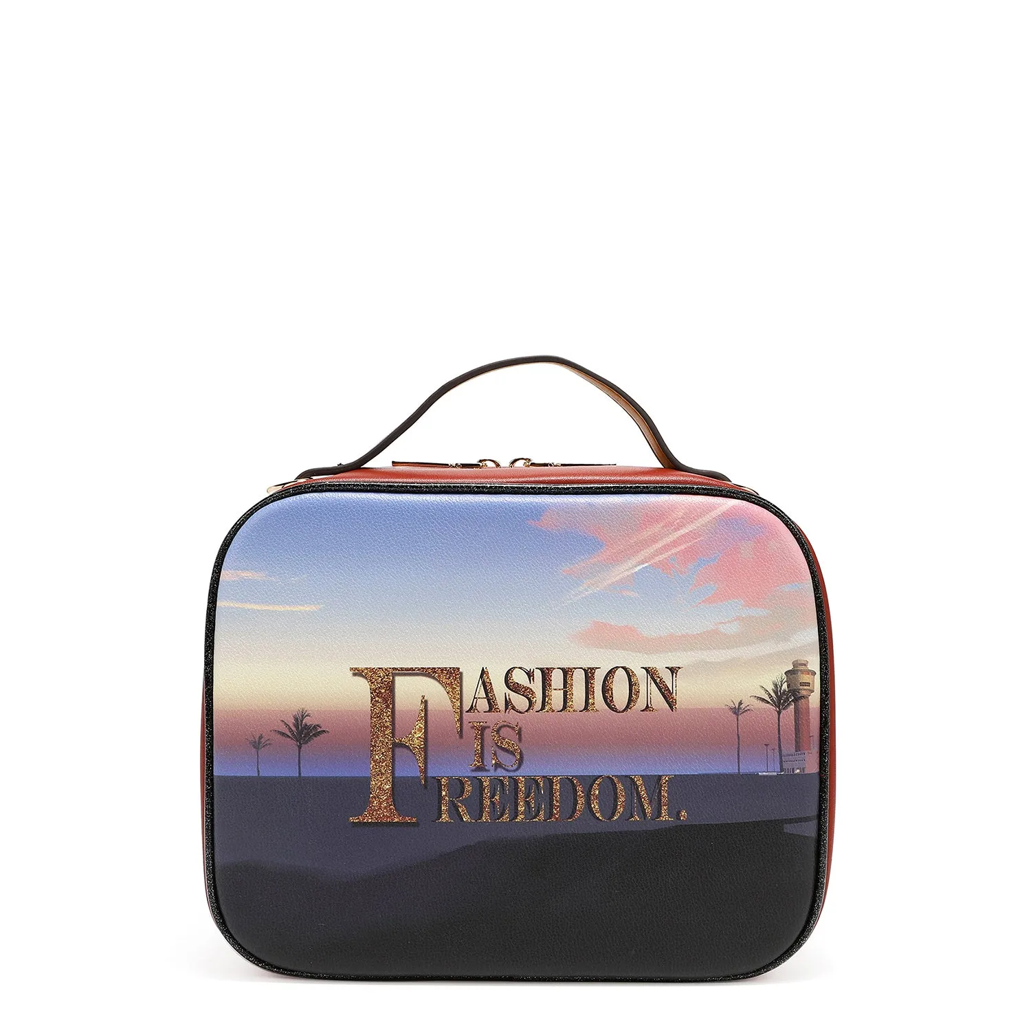 TRAVEL HANDBAG WITH POUCH SET