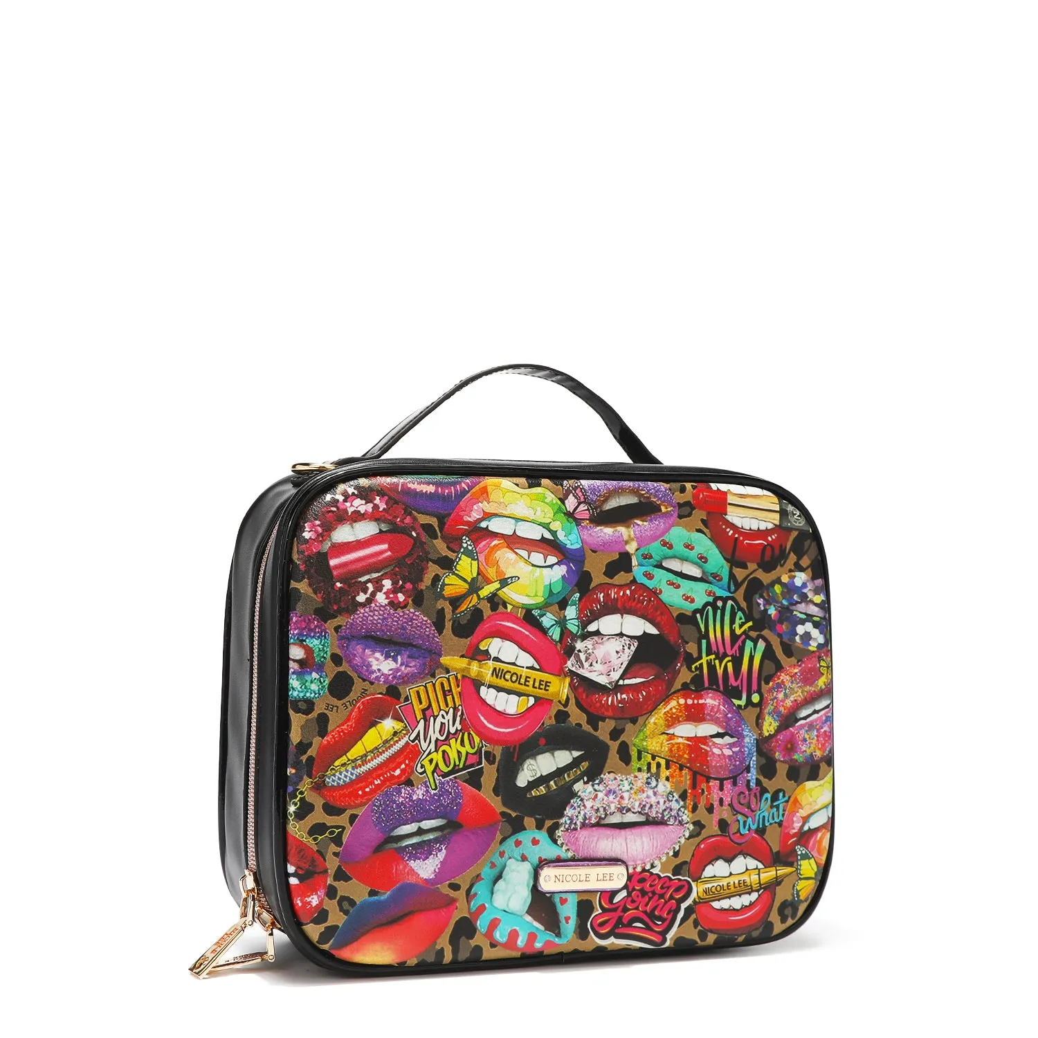 TRAVEL HANDBAG WITH POUCH SET