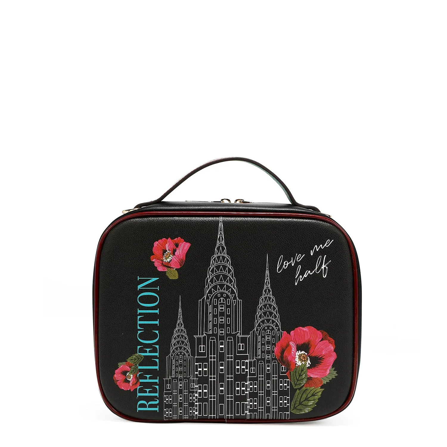 TRAVEL HANDBAG WITH POUCH SET