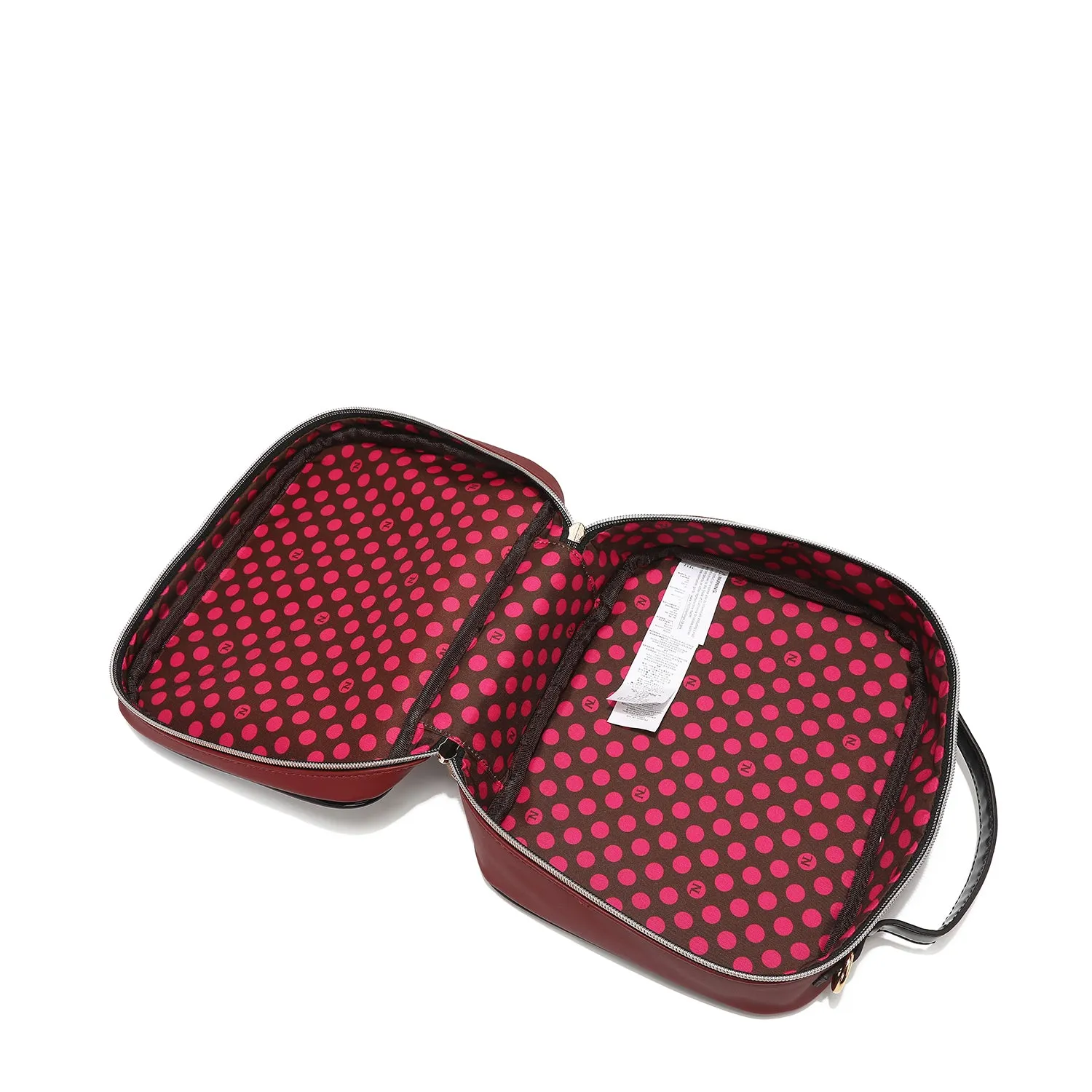 TRAVEL HANDBAG WITH POUCH SET