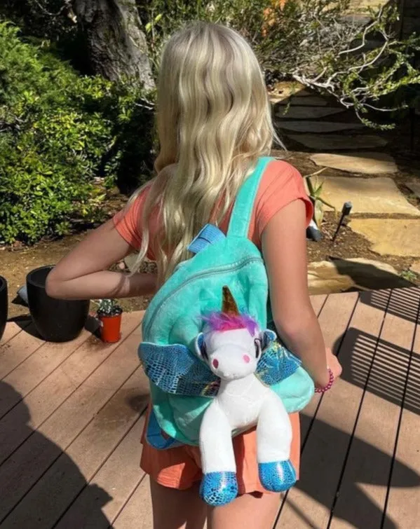 Unicorn Plush Mini Backpack
