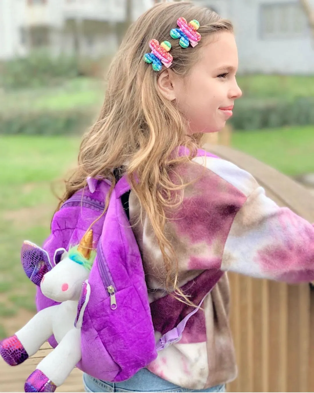 Unicorn Plush Mini Backpack