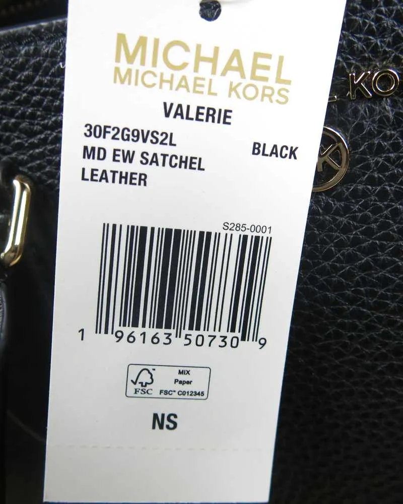 Valerie Medium Pebbled Leather Satchel