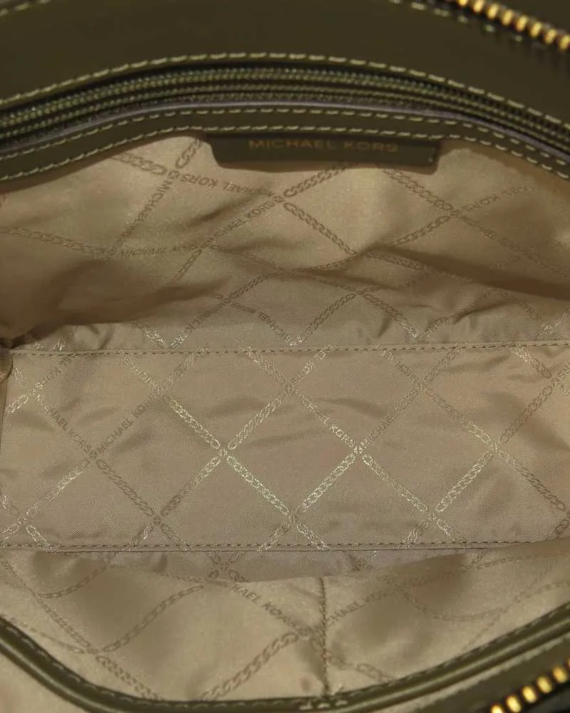Valerie Medium Pebbled Leather Satchel
